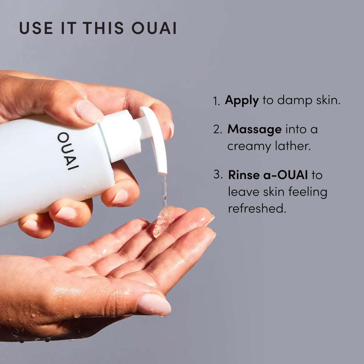 OUAI Limpiador Facial Detox - Limpiador Facial de Limpieza Profunda...