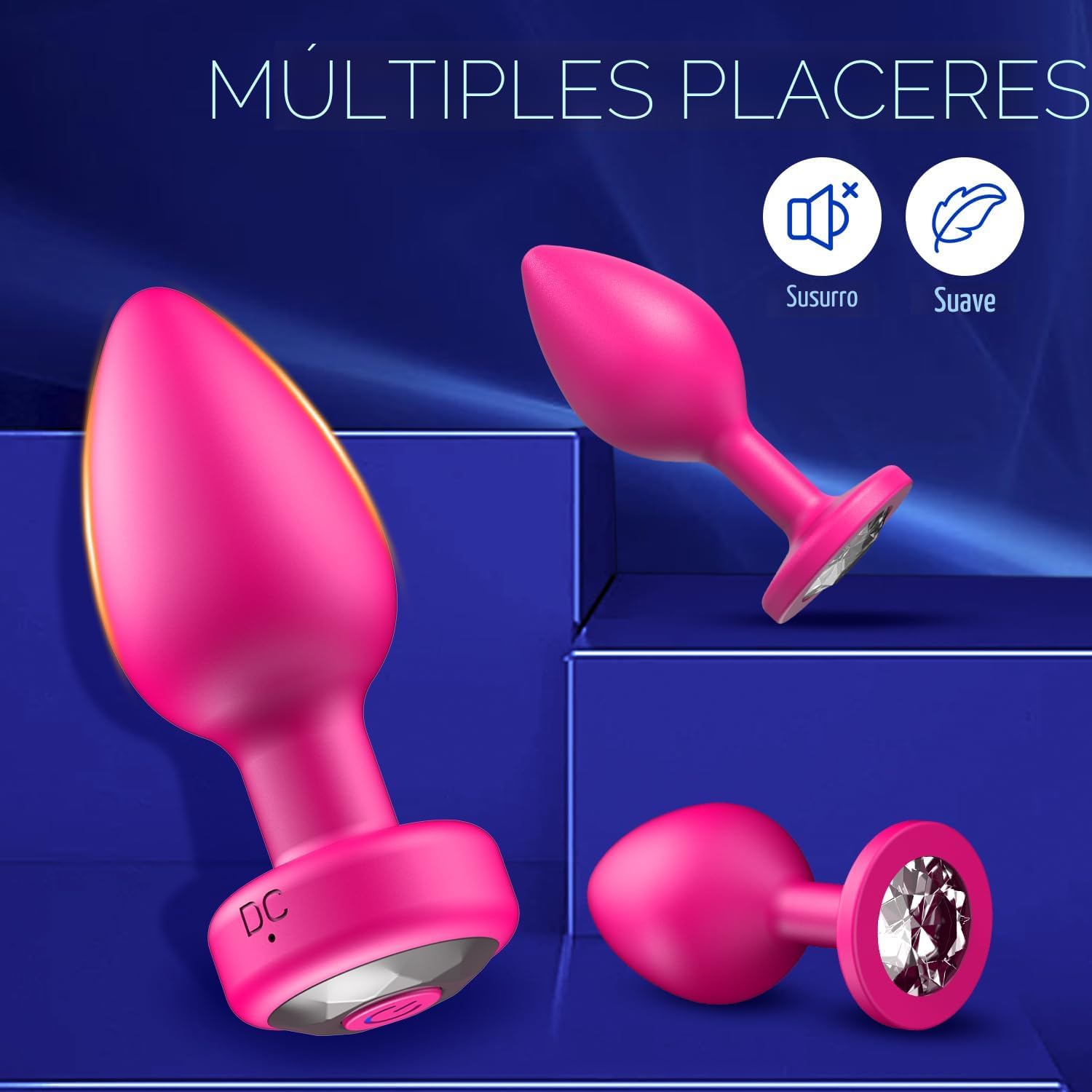 Vibrador de juguetes sexuales con enchufe anal, kit de entrenamient...