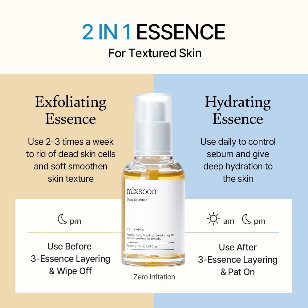 mixsoon Daily Bean Signature Set, Bean Essence + Bean Cream + Bean...