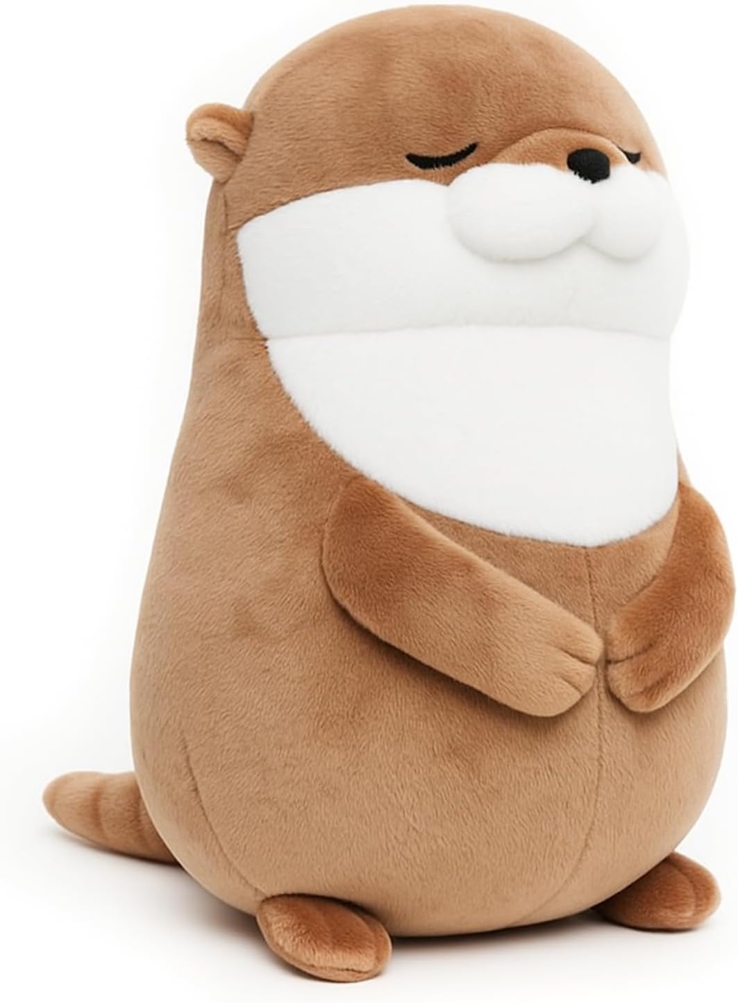 WEIGEDU - Animales de peluche de nutria dormida, 12 pulgadas | Ojos...