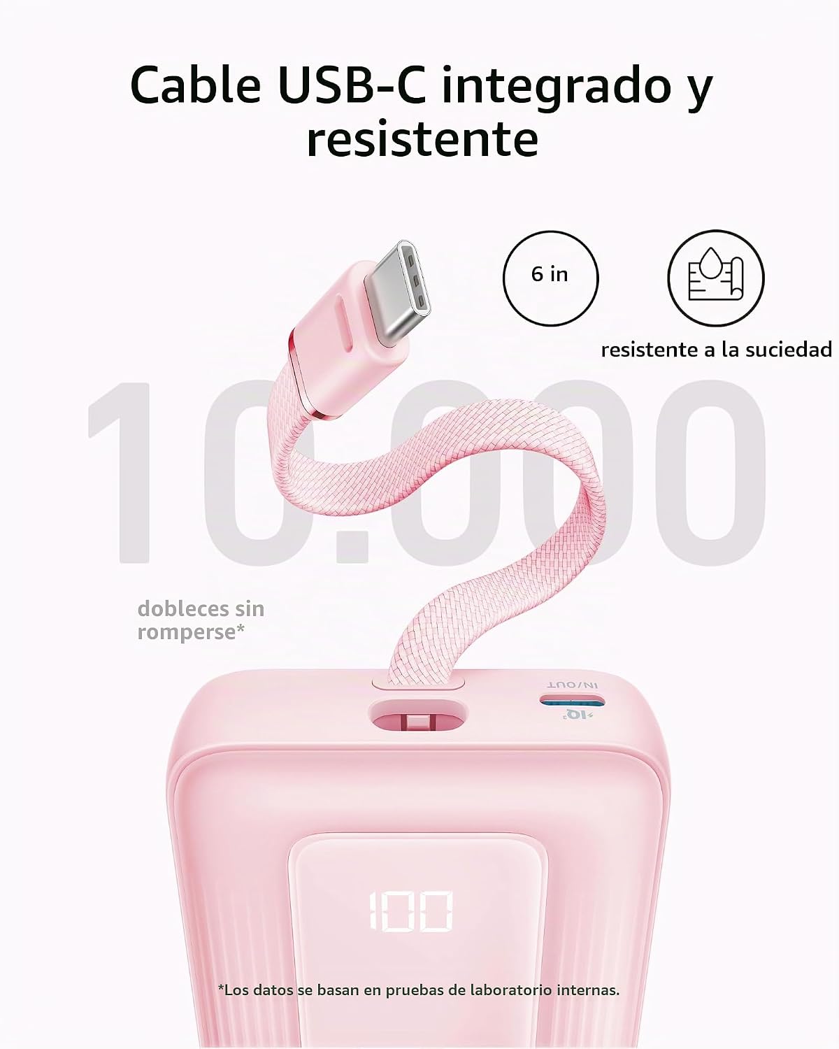 Anker Zolo Power Bank, cargador portátil de 20,000 mAh 30 W con USB...