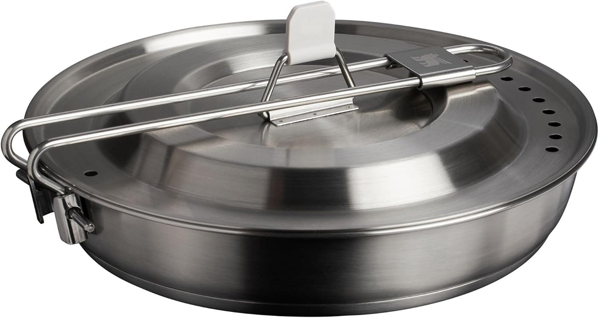 STANLEY Wildfare Pro - Juego de sartén de acero inoxidable de 15 pi...