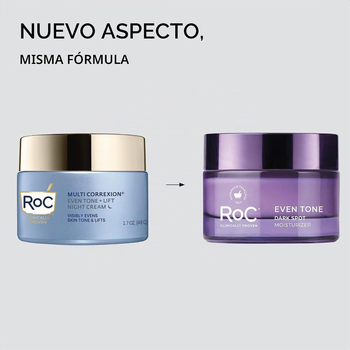 RoC Niacinamide Even Tone + Lift Crema de noche antienvejecimiento,...