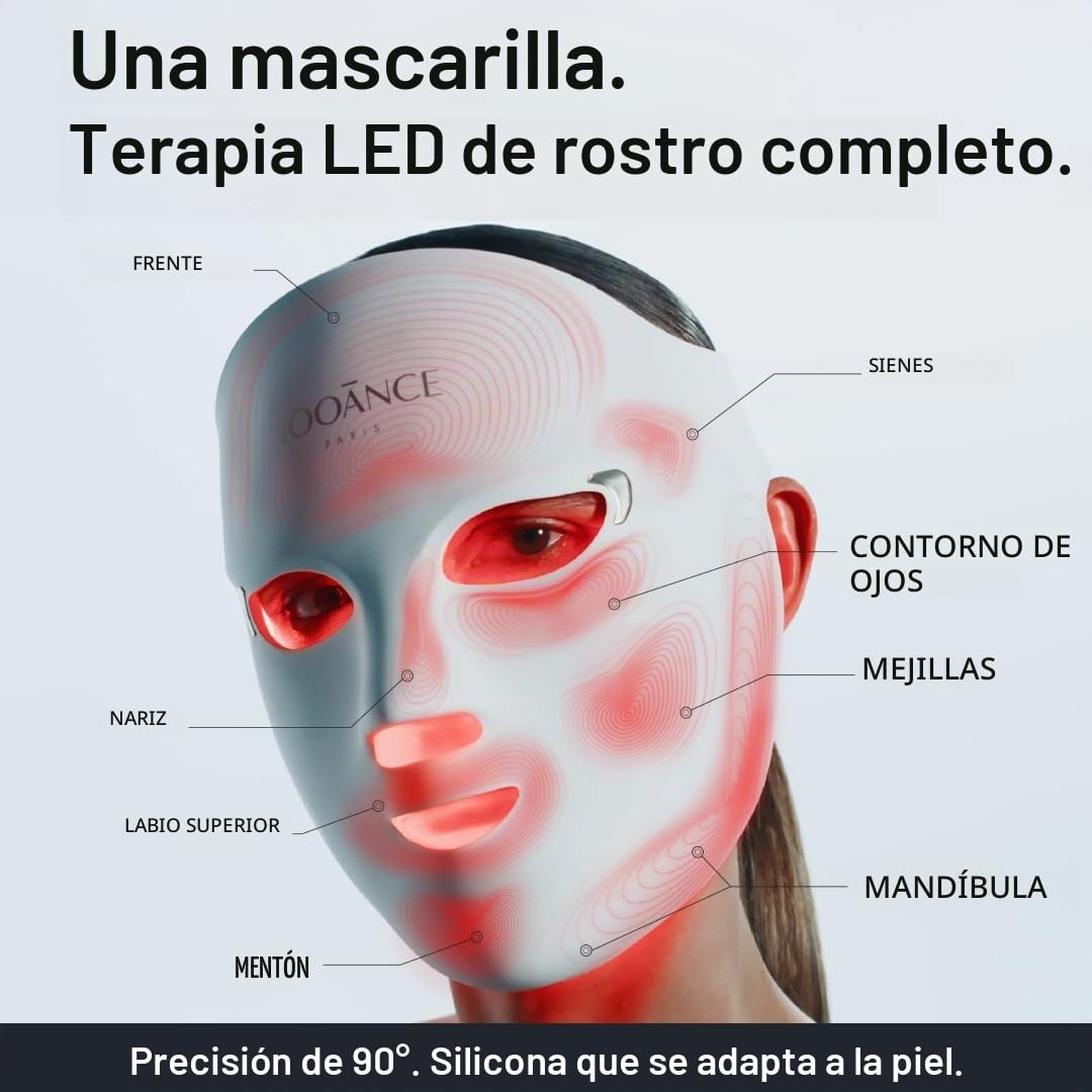 NOOANCE Elite X600 Máscara de terapia de luz roja para cara | 600 L...