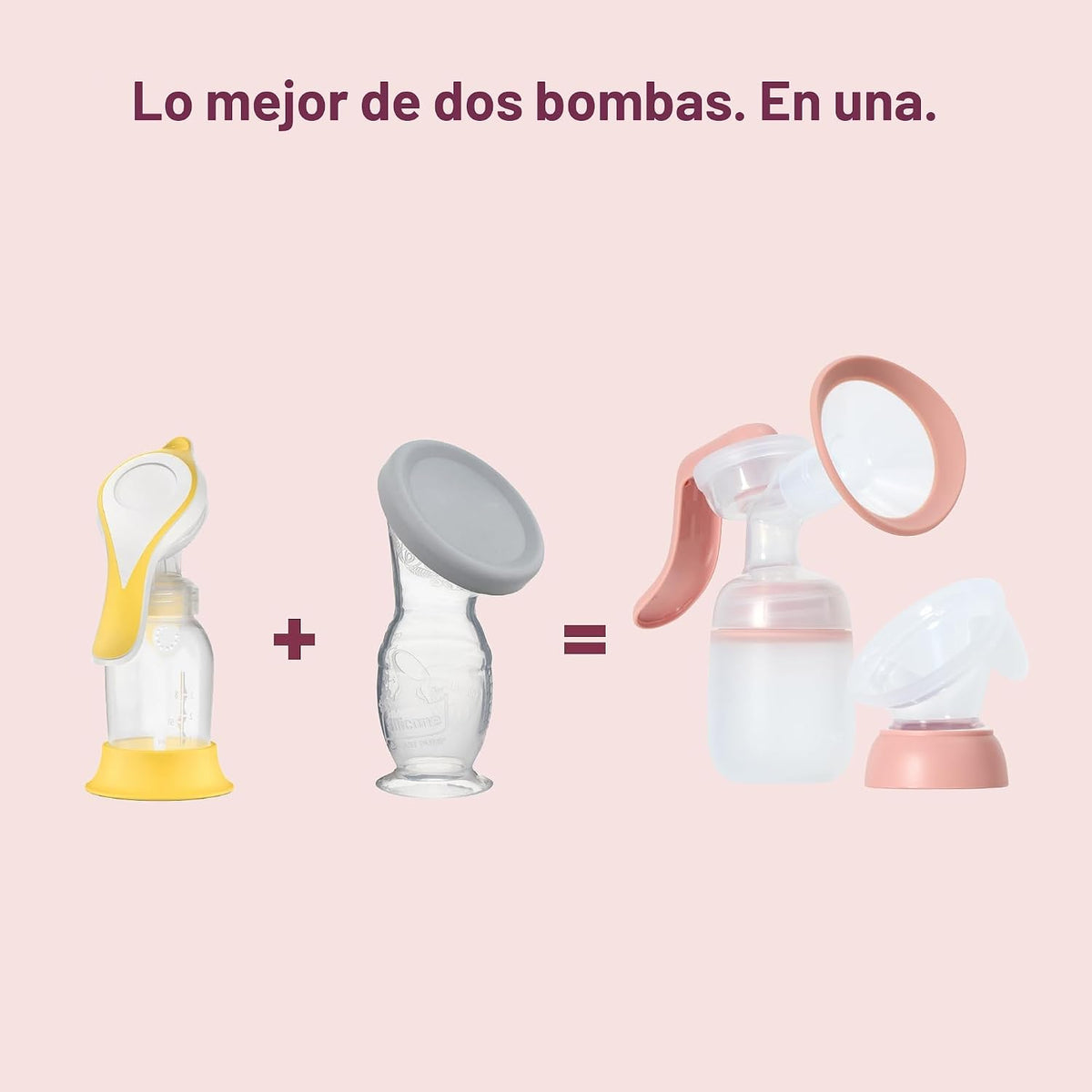 Frida - Extractor de leche 2 en 1, con ventosa manual y manos libre...