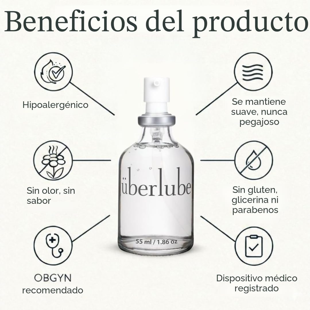 Uberlube Lubricante de base de silicona - Lubricante de silicona si...