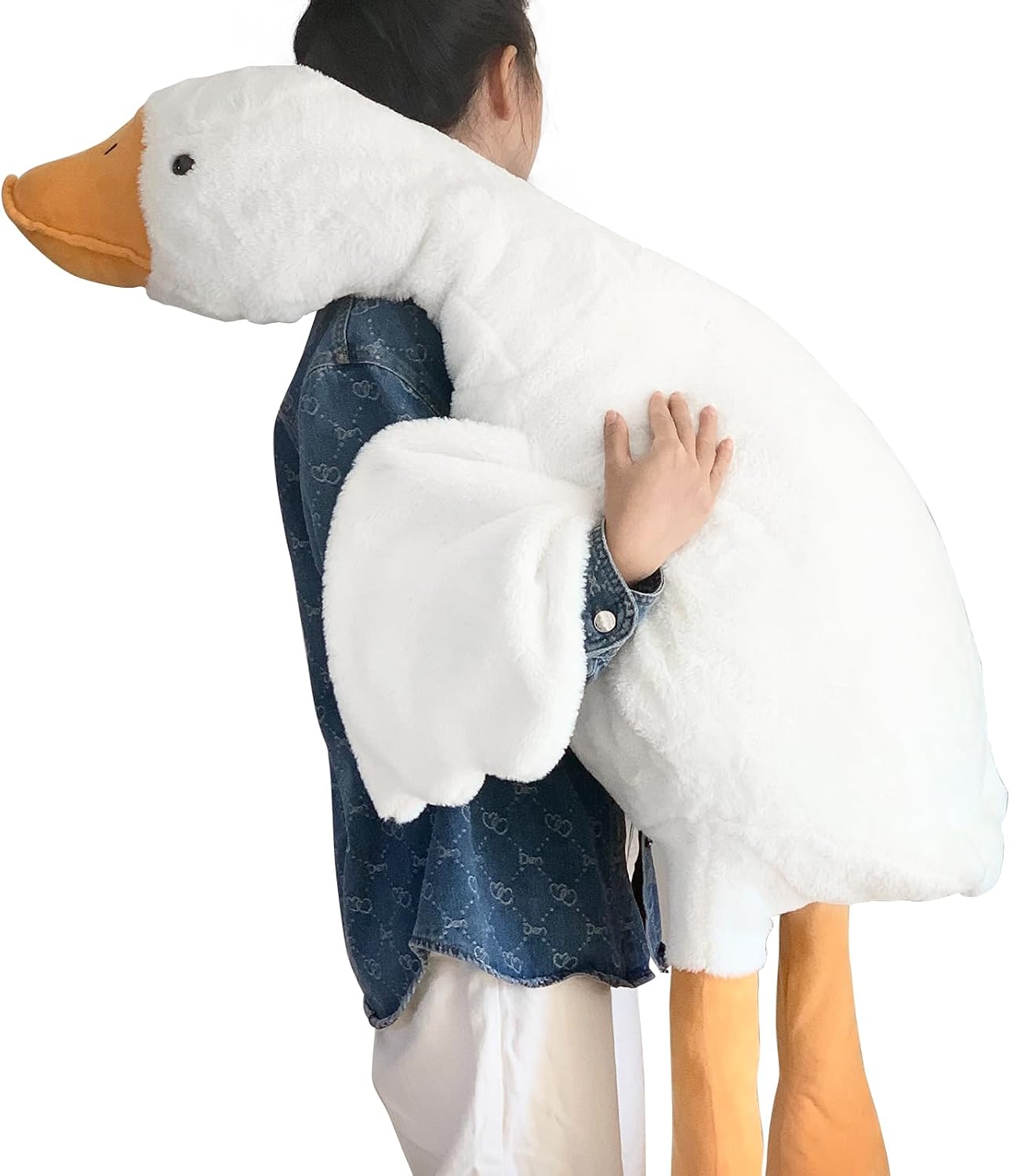 Haengbuk - Peluche de ganso, almohada gigante para dormir de 74.8 p...