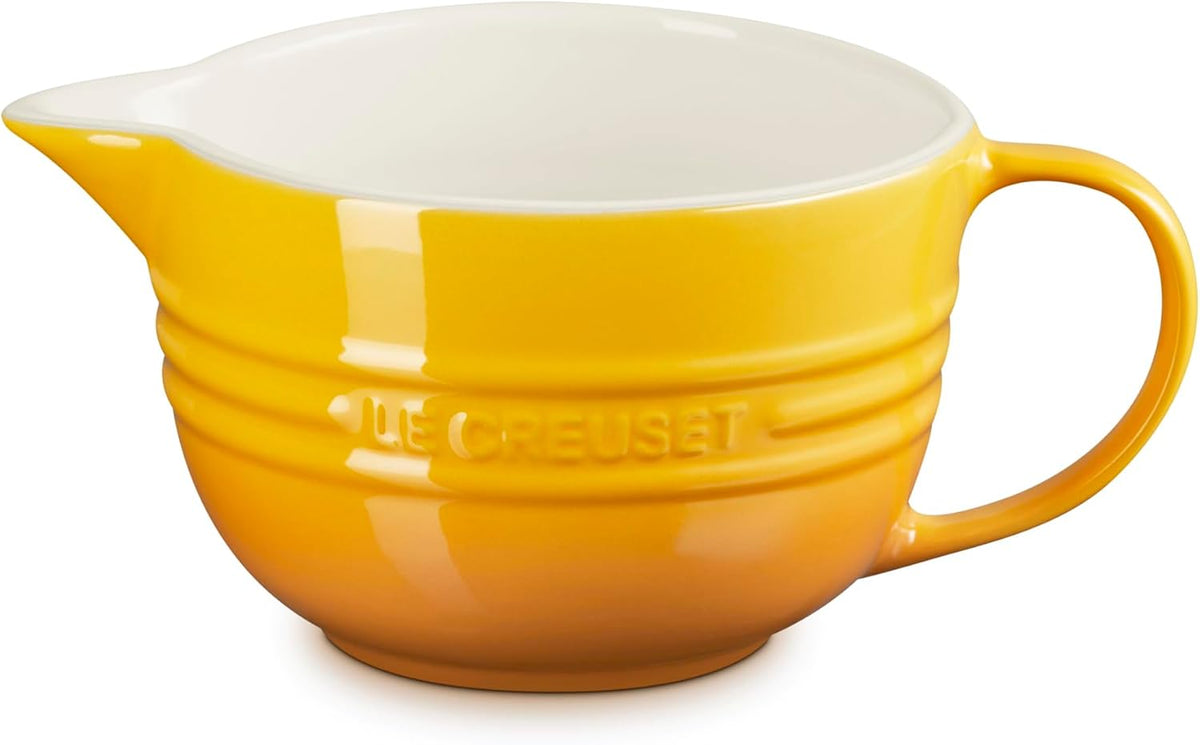 Le Creuset Cuenco de masa Signature de gres, 2 cuartos de galón., N...