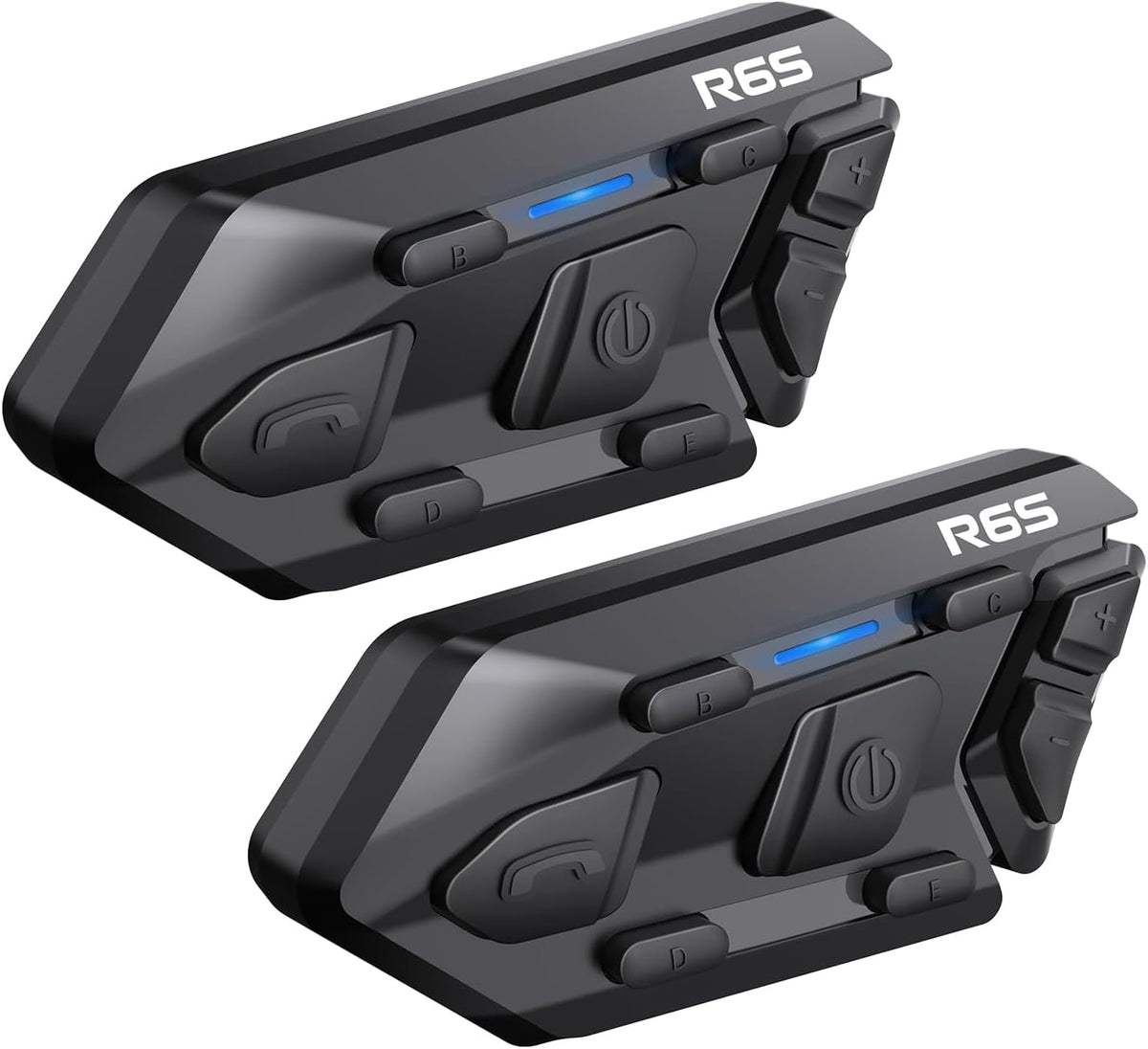 Auriculares Bluetooth para motocicleta, intercomunicador de casco b...