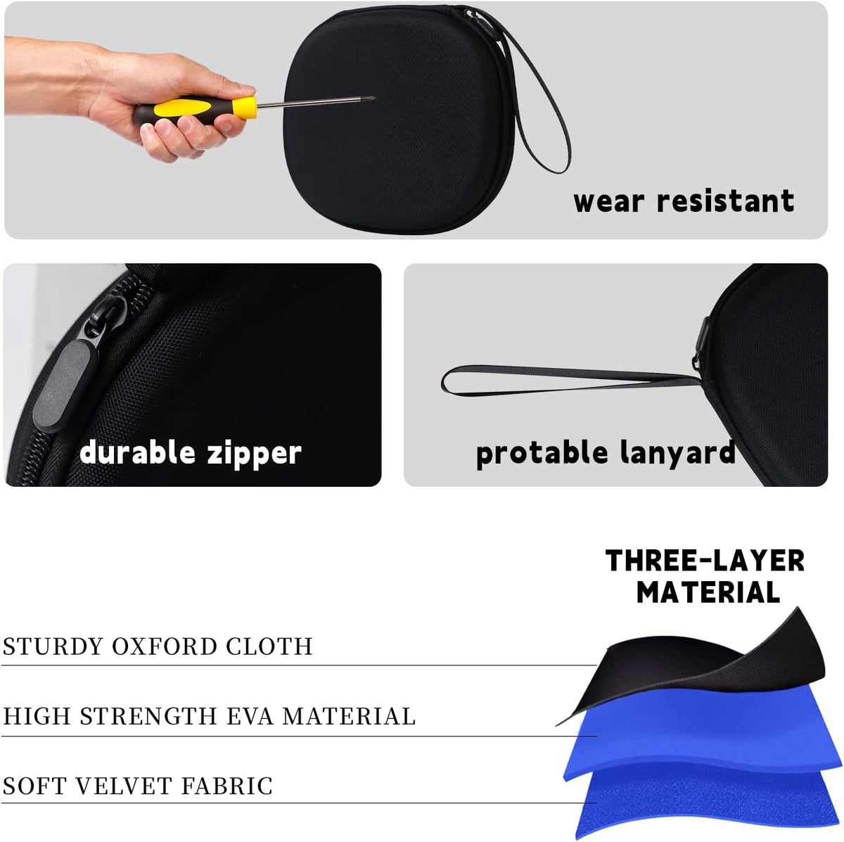 CAIOVSE Funda para luz de lectura de libros compatible con Glocusen...