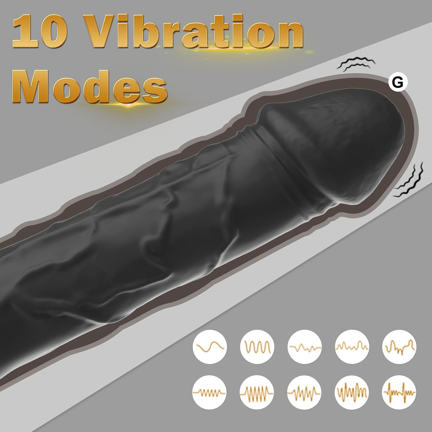 Vibrador realista de punto G con consolador, BGGOOD juguetes sexual...