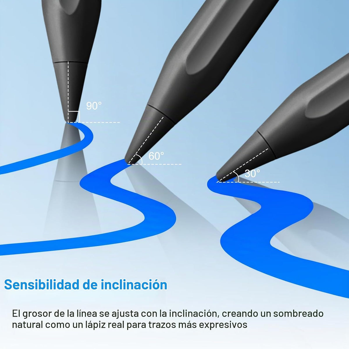 Paquete de 2 lápices capacitivos para iPad 2018-2026, lápiz Apple i...