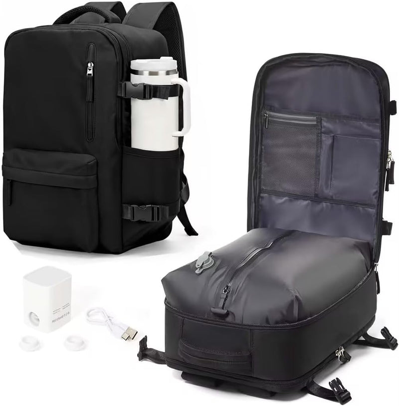 WONHOX Mochila de Viaje Grande Equipaje de Mano Aprobada para Vuelo...