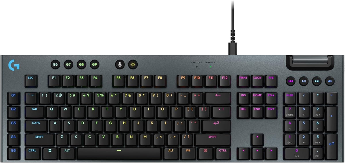 Logitech G Teclado para juegos con cable 915 X (táctil) - Negro | P...
