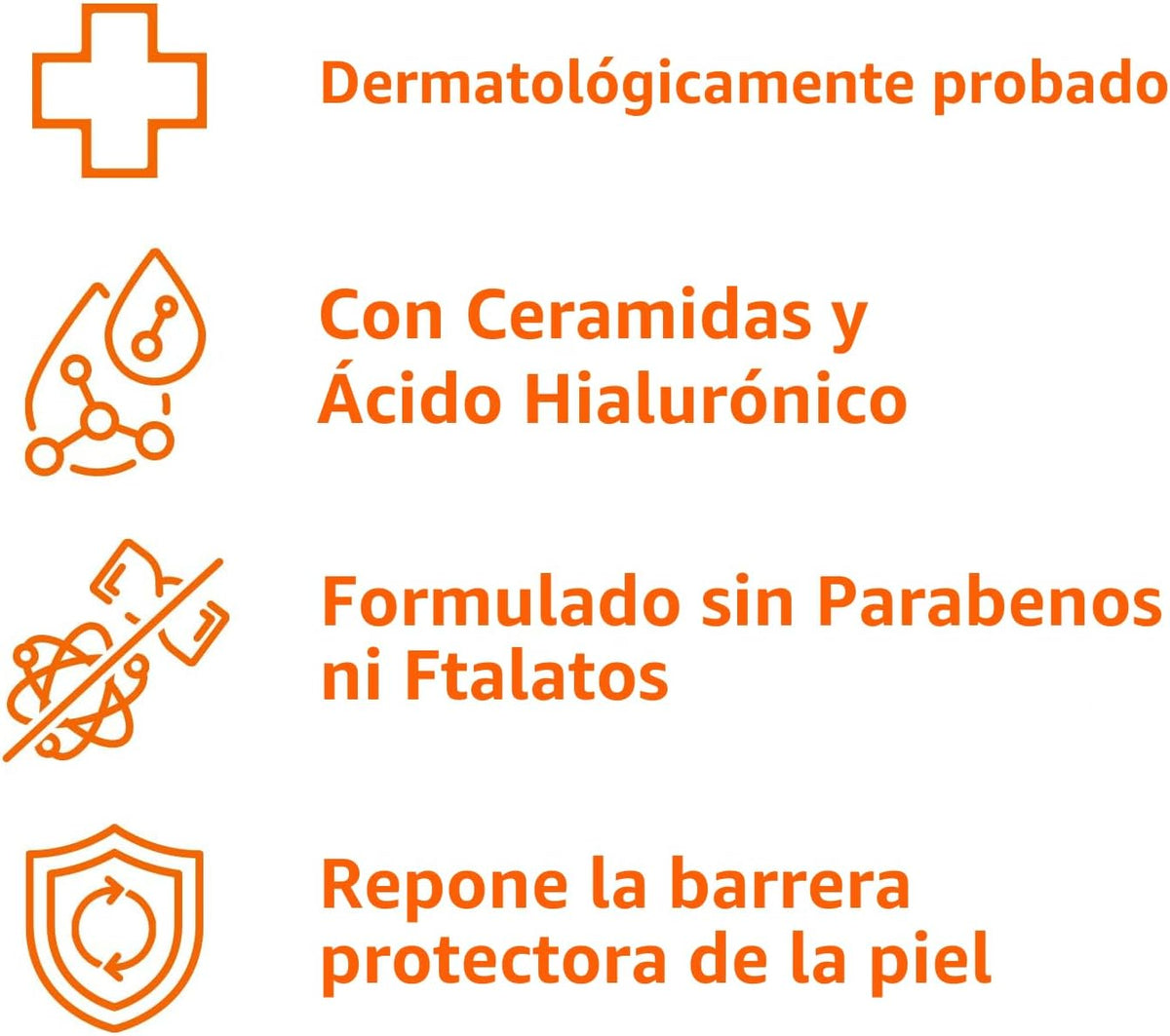 Amazon Basics Suero hidratante de ácido hialurónico con ceramidas e...