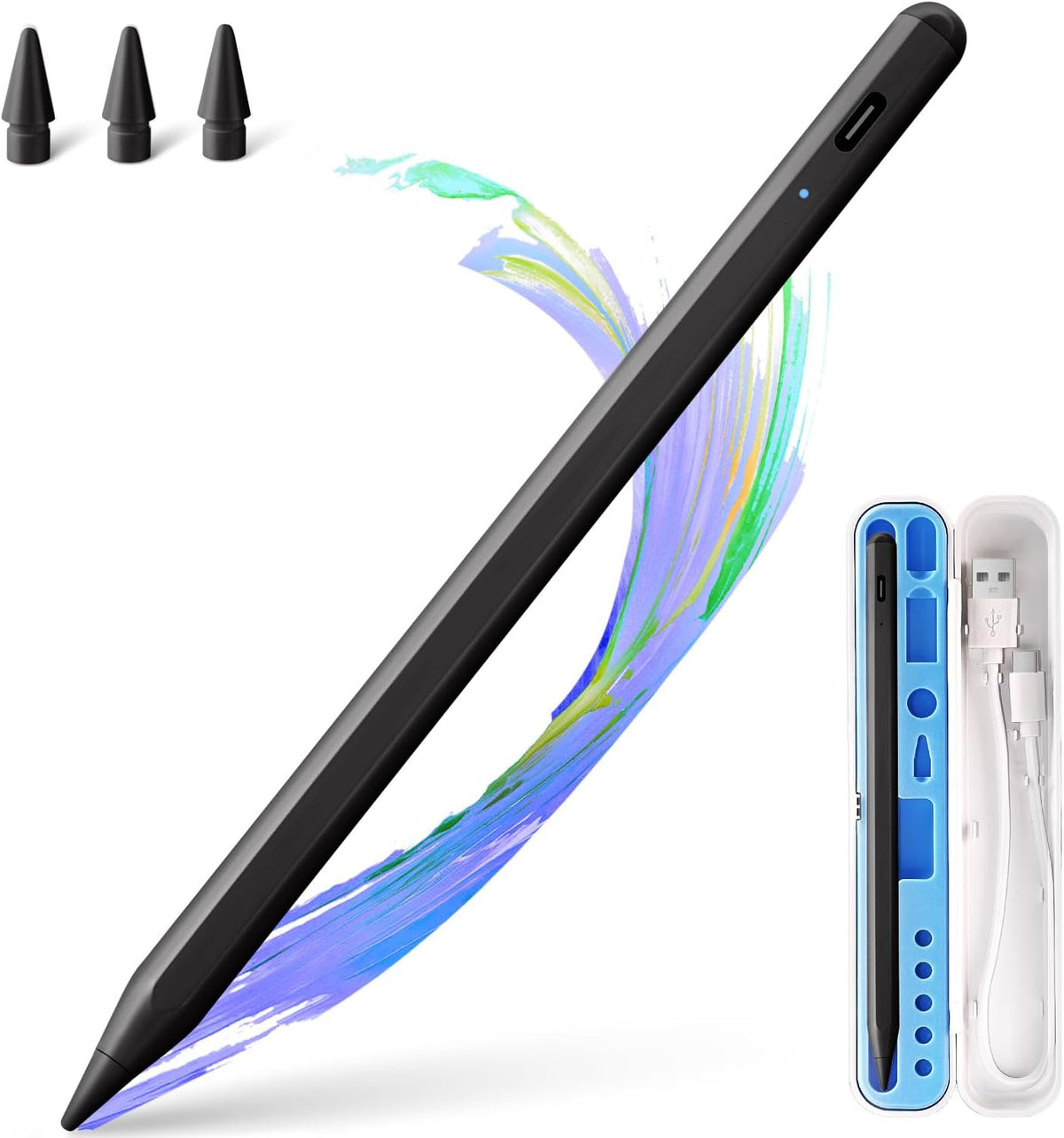 BLEBLE Stylus Pen para iPad 2018-2026, Lápiz iPad de Apple de Carga...