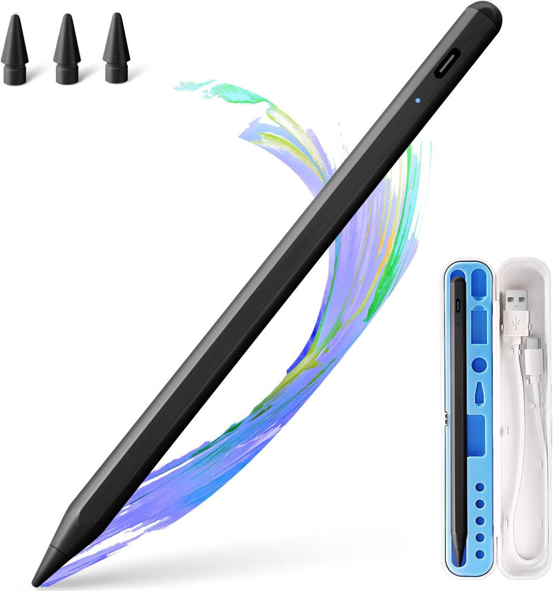 BLEBLE Stylus Pen para iPad 2018-2026, Lápiz iPad de Apple de Carga...