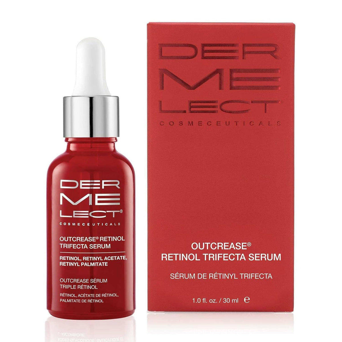 Dermelect Outcrease Retinol Trifecta Serum, 1 fl oz | 3 formas de r...