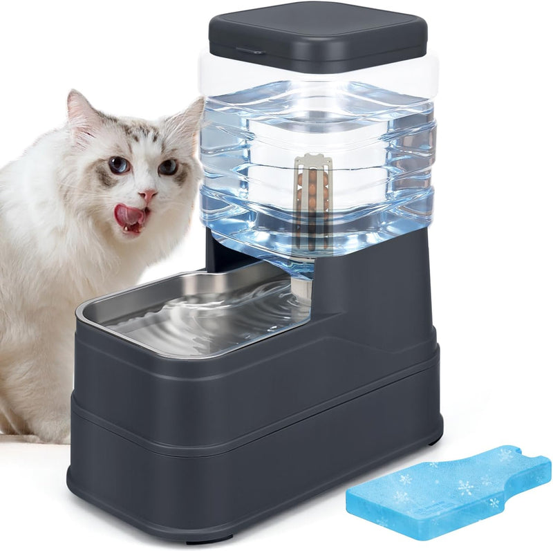 Dispensador automático de agua para perros y mascotas, 1.1 galones,...