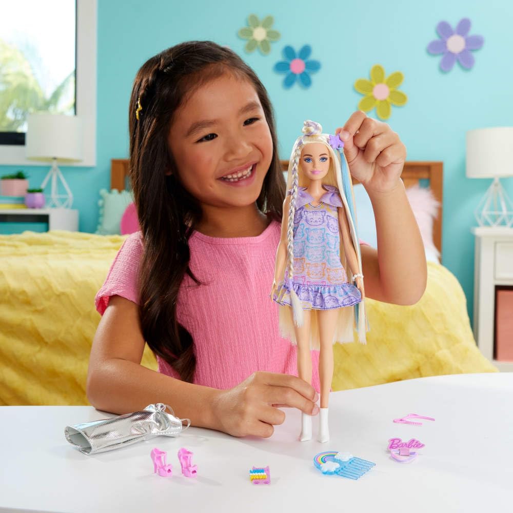 Muñeca Barbie Fun & Fancy y accesorios, muñeca rubia de moda | con...