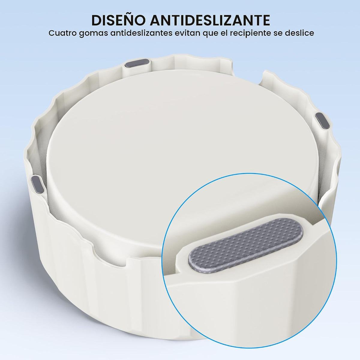 FORWH Tazón de agua para perro sin derrames 70oz\/2L Dispensador de...