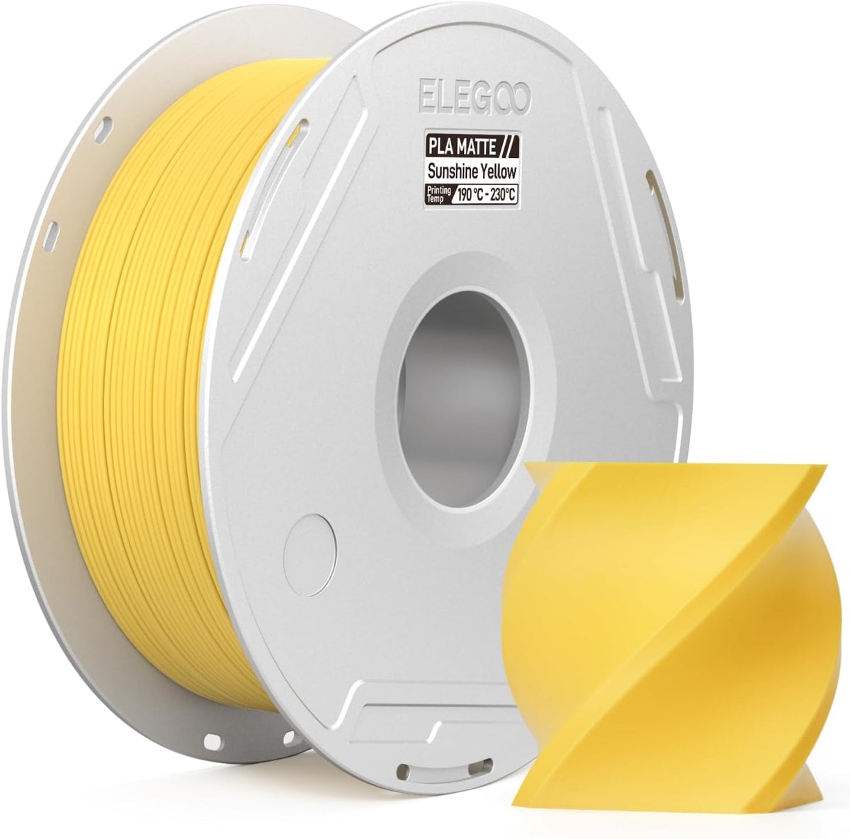 ELEGOO Filamento de impresora 3D PLA mate con carrete reutilizable,...