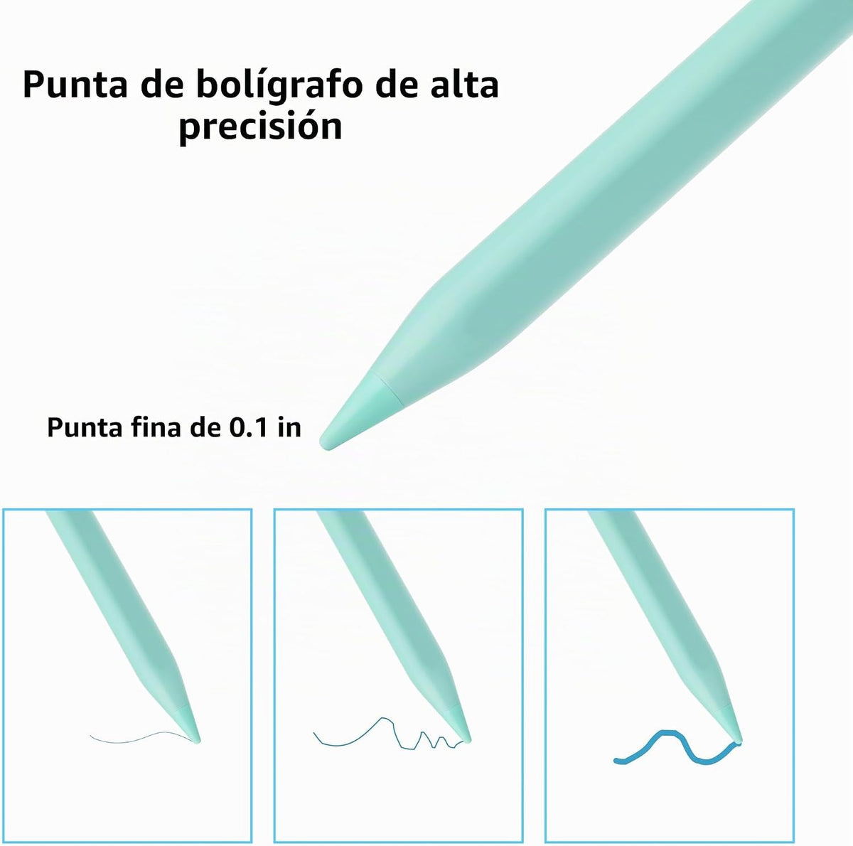 Lápiz capacitivo para iPad A16 11ª 10ª 9ª 8ª 7ª 6ª generación, iPad...