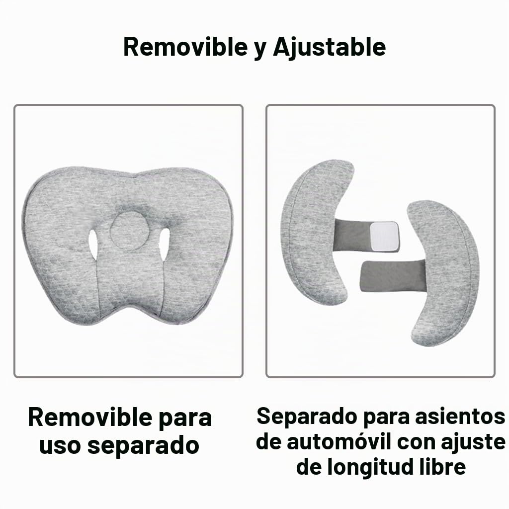 Blublu Park Almohada de Soporte para Bebé 2 en 1, Almohada Ajustabl...