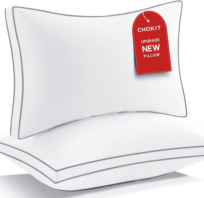 Juego de 2 almohadas premium tamaño King, esponjosas y de soporte c...