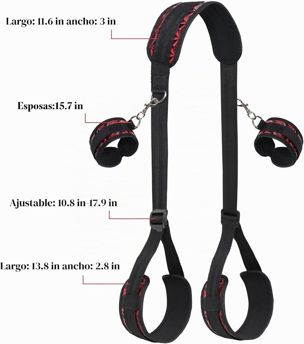 Kit de Bondage BDSM para Sexo, Set de Ataduras para Cama con Esposa...