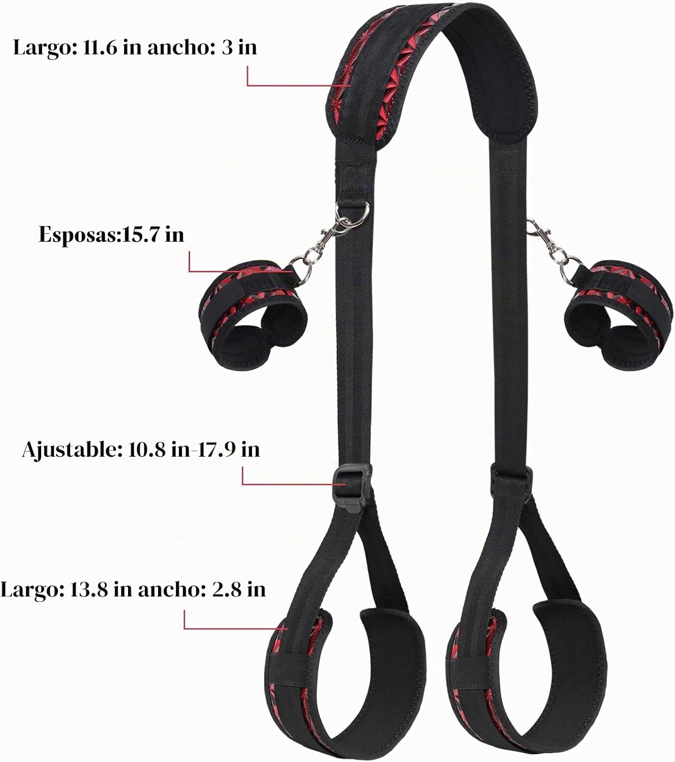Kit de Bondage BDSM para Sexo, Set de Ataduras para Cama con Esposa...