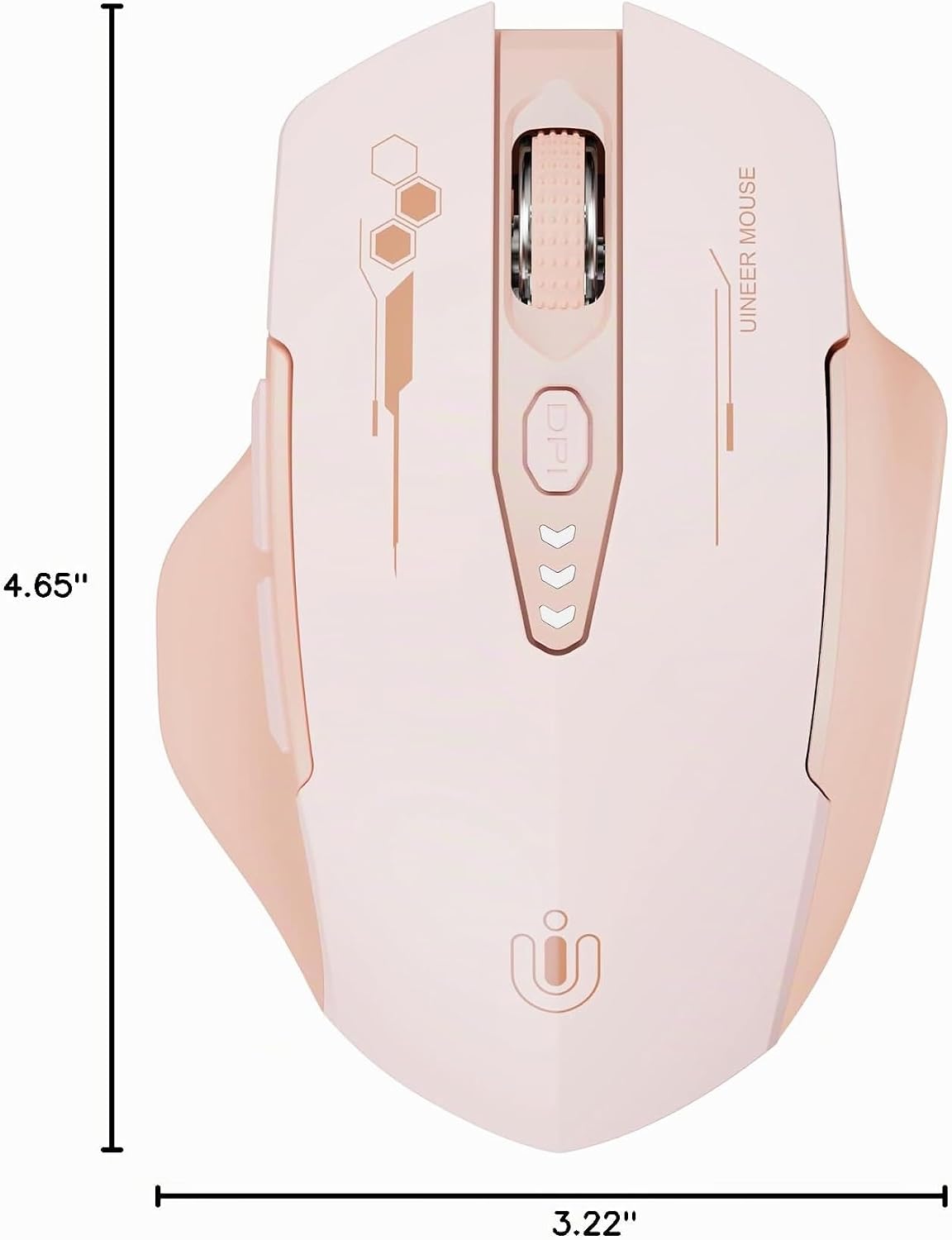 Ratón inalámbrico Bluetooth, [actualizado] Ratones de computadora r...