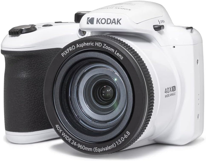 Cámara digital KODAK PIXPRO AZ405-WH 20MP con zoom óptico de 40X, l...