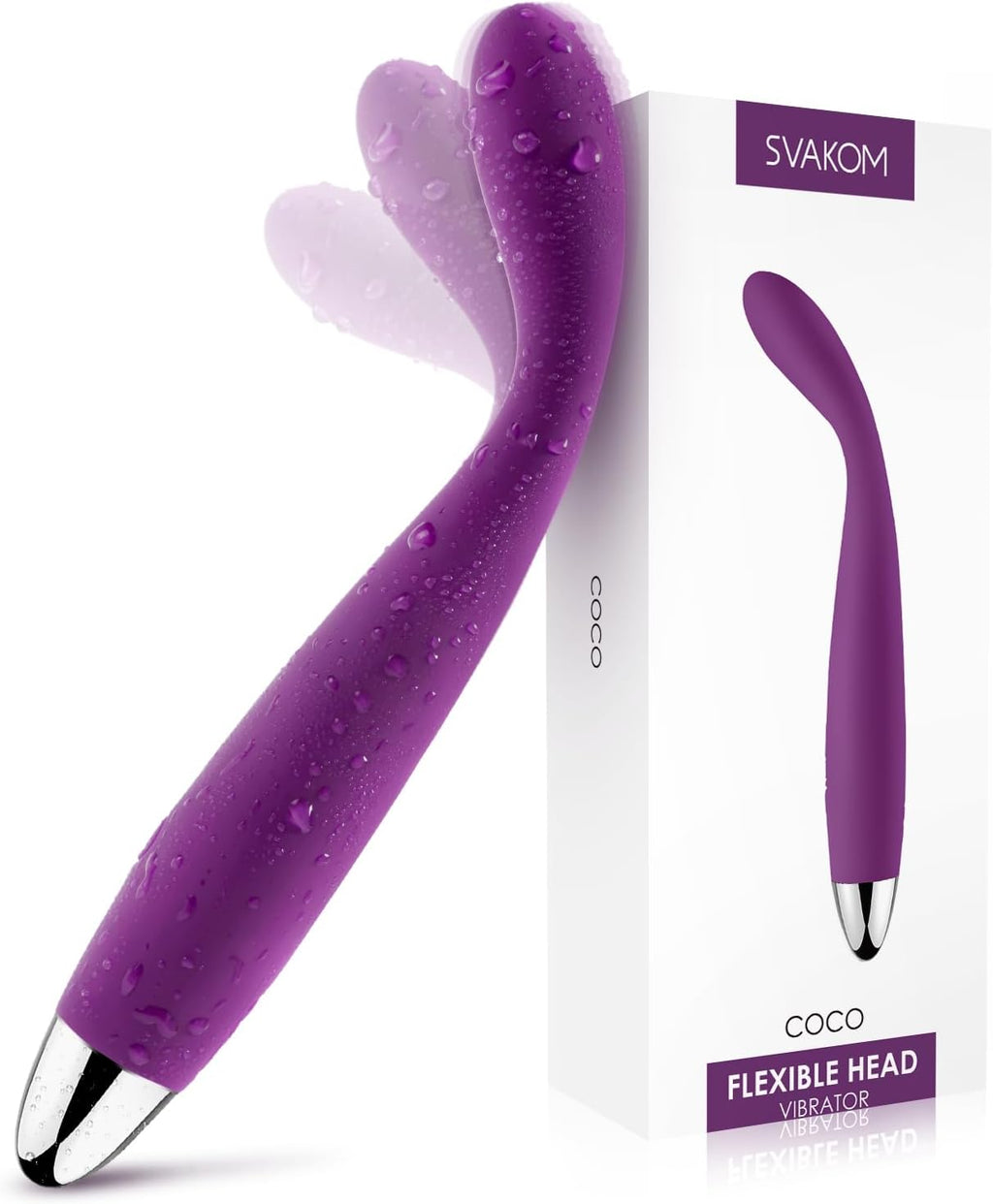 SVAKOM COCO Vibrador Consolador Juguetes Sexuales Con Forma De Dedo...