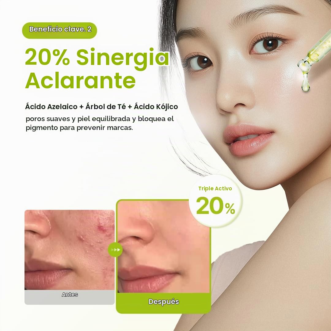 PURITO Azelaic 10% Suero Kójico para pieles sensibles, 1.01 fl.oz |...