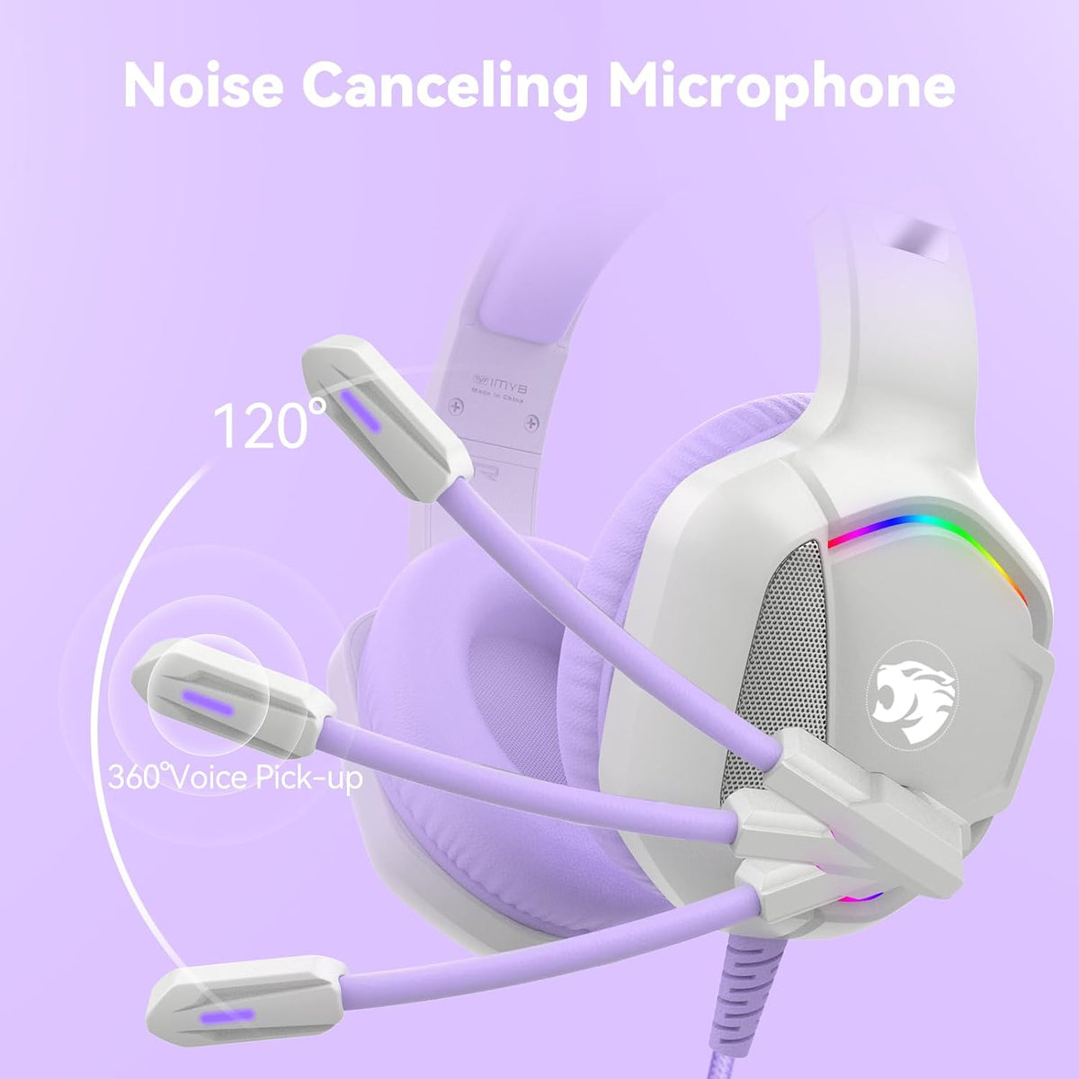 Auriculares para juegos IMYB A36 con micrófono estéreo para PC, PS5...