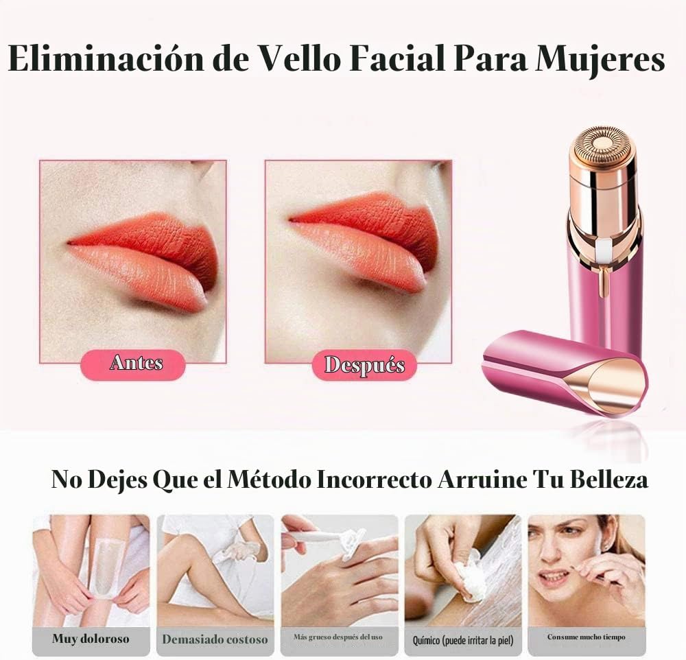 Removedor de vello facial para mujeres, como se ve en la televisión...
