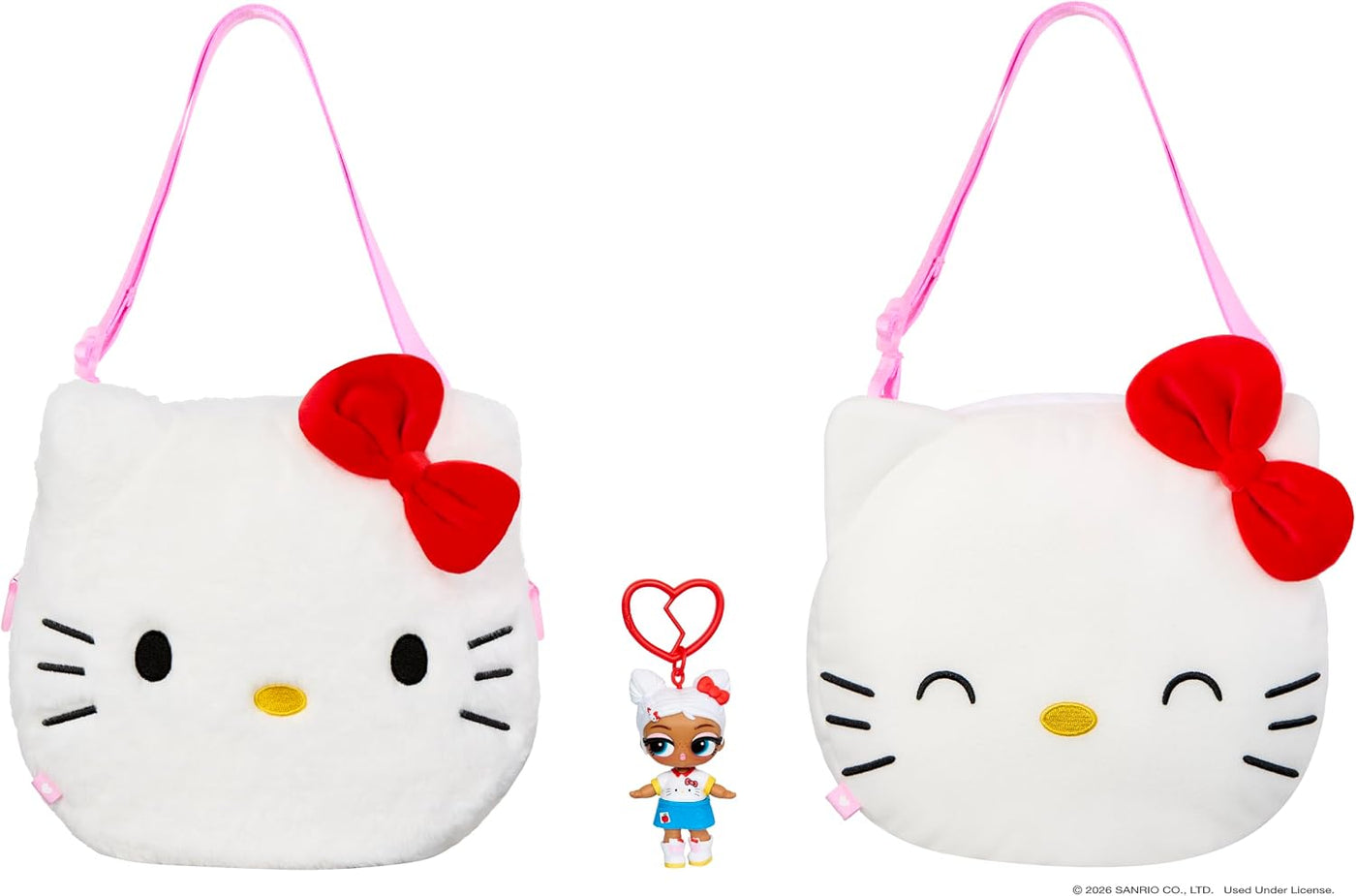 LOL Surprise Loves Hello Kitty and Friends - Peluche reversible gra...