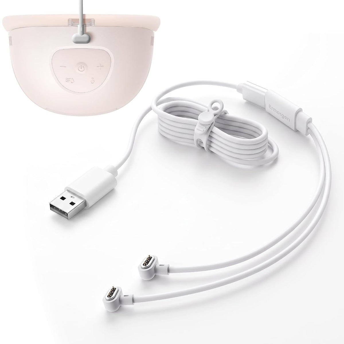 Cable de carga magnético USB A compatible con el extractor de leche...