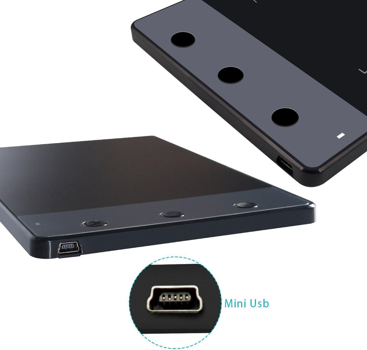 HUION H420 OSU - Tableta de dibujo gráfico con lápiz digital y 3 te...