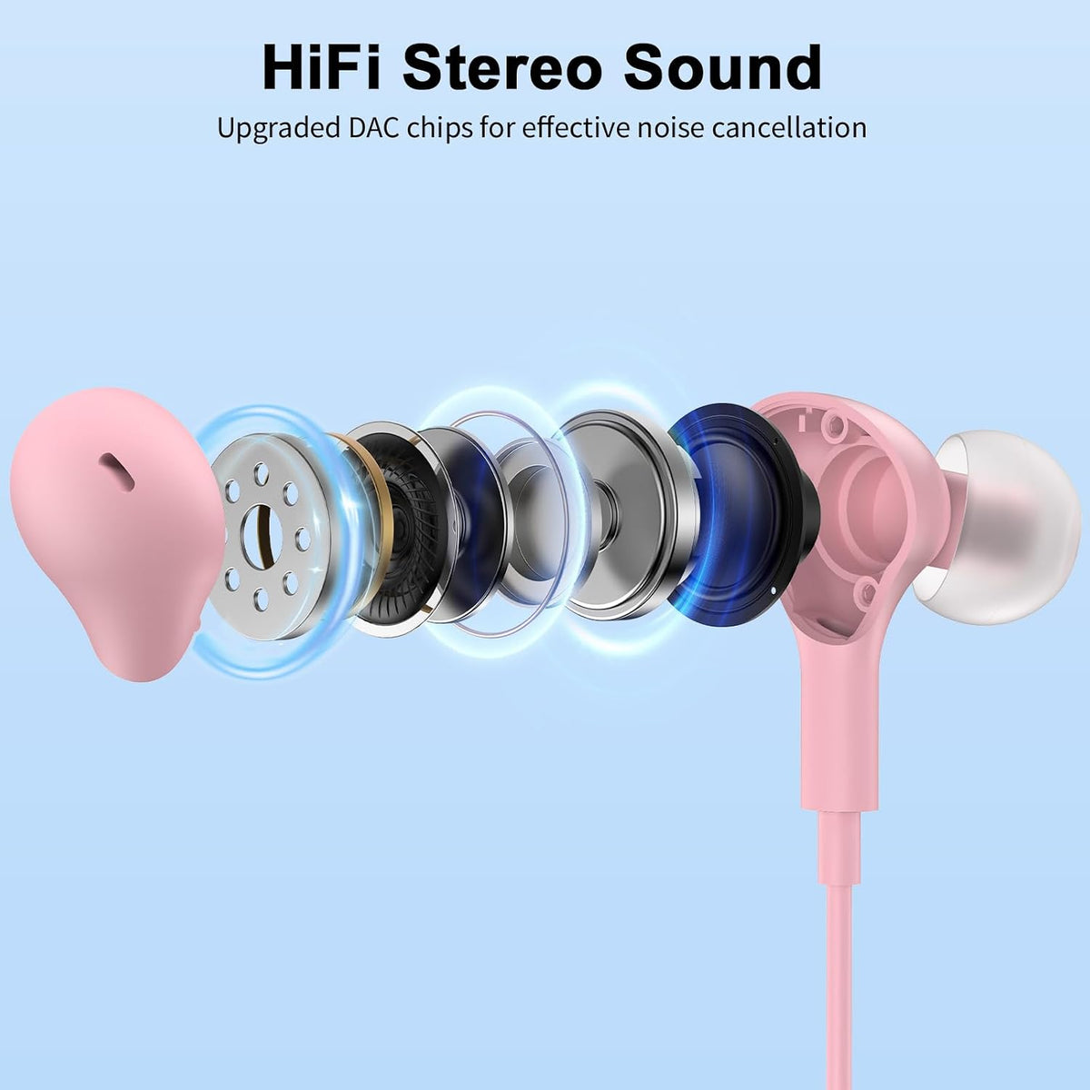 AIAUXAI Auriculares USB con micrófono para PC portátil, auriculares...