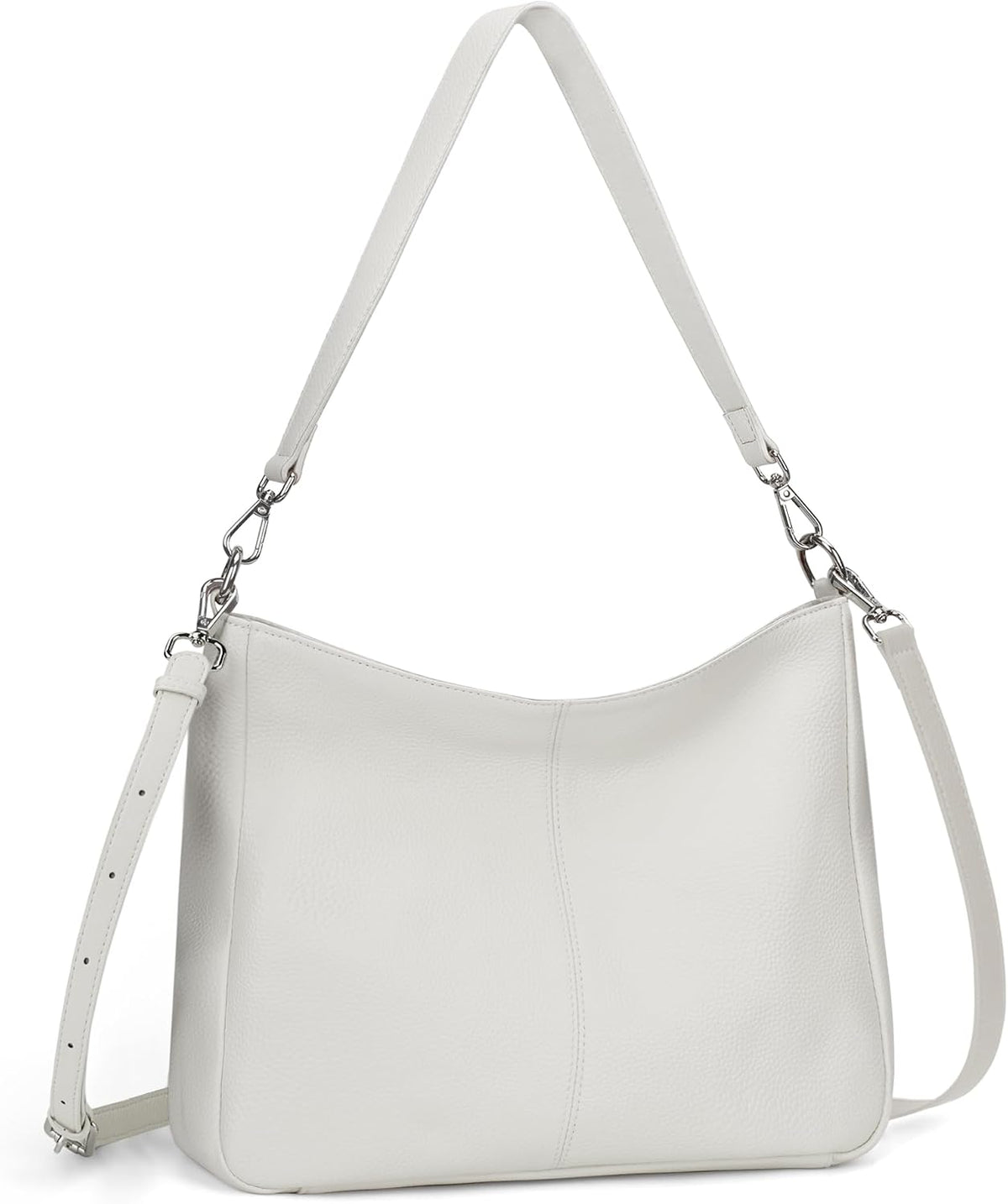 befen Bolso Hobo de cuero genuino para mujer, bolso de hombro para...