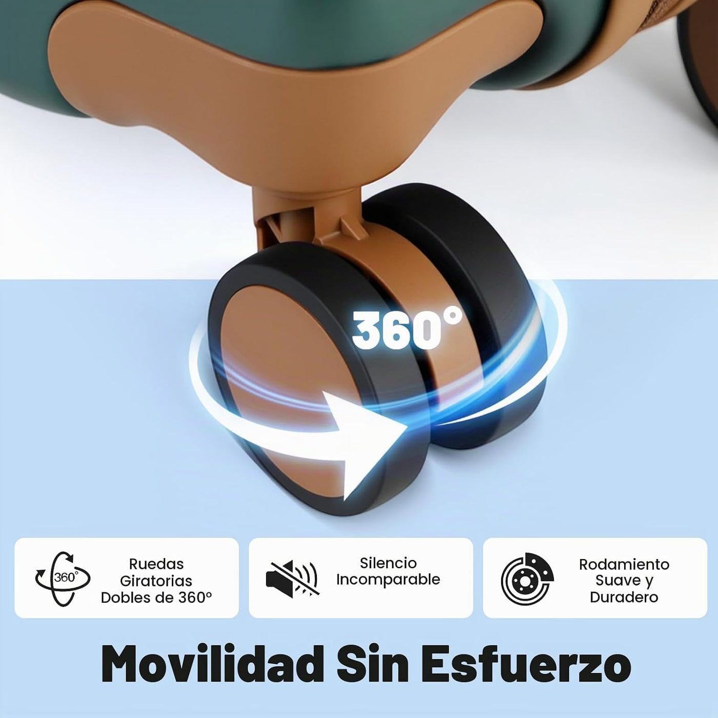 Voytra Juego de equipaje duradero de 14 pulgadas y 20 pulgadas, mal...