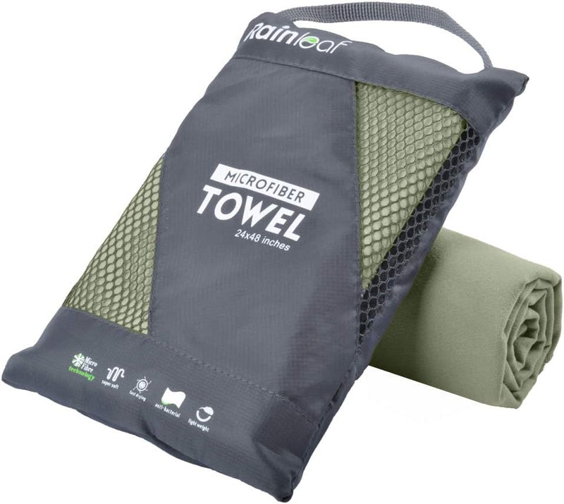 Rainleaf Toalla de Microfibra - Viaje y Gimnasio