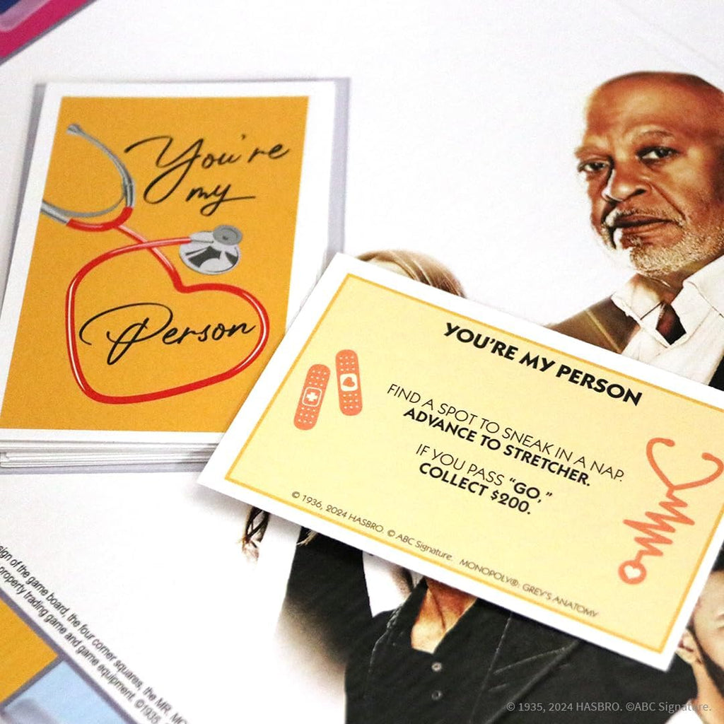 Monopoly: Grey"s Anatomy - Juego de mesa | Con ferry, portapape...