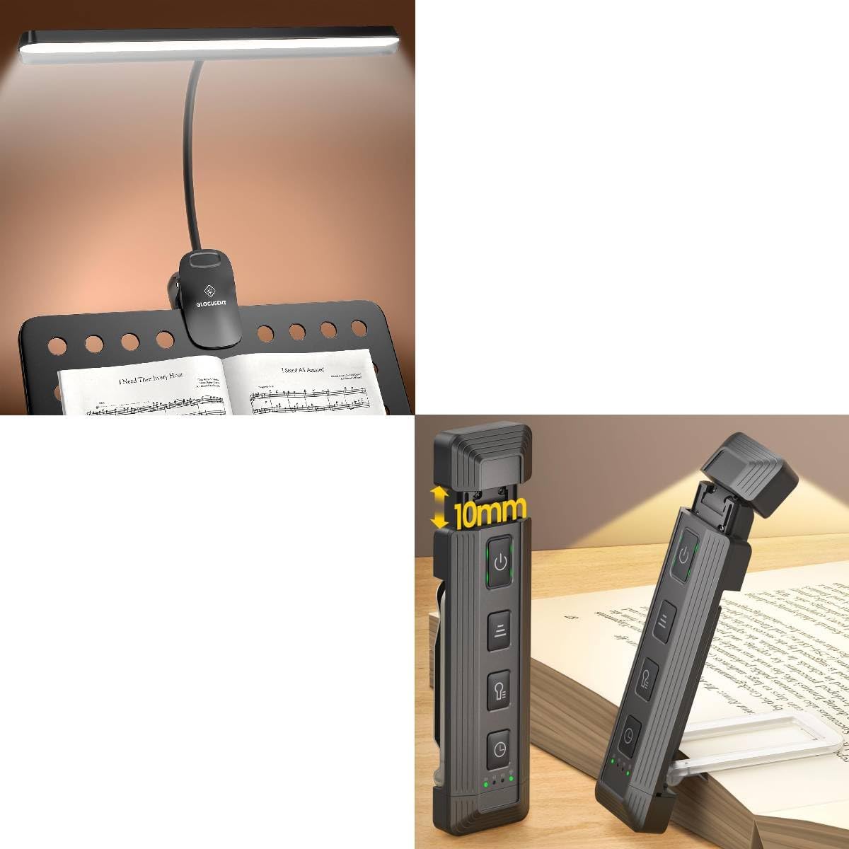 Glocusent Luz extensible de 81 LED para soporte de música