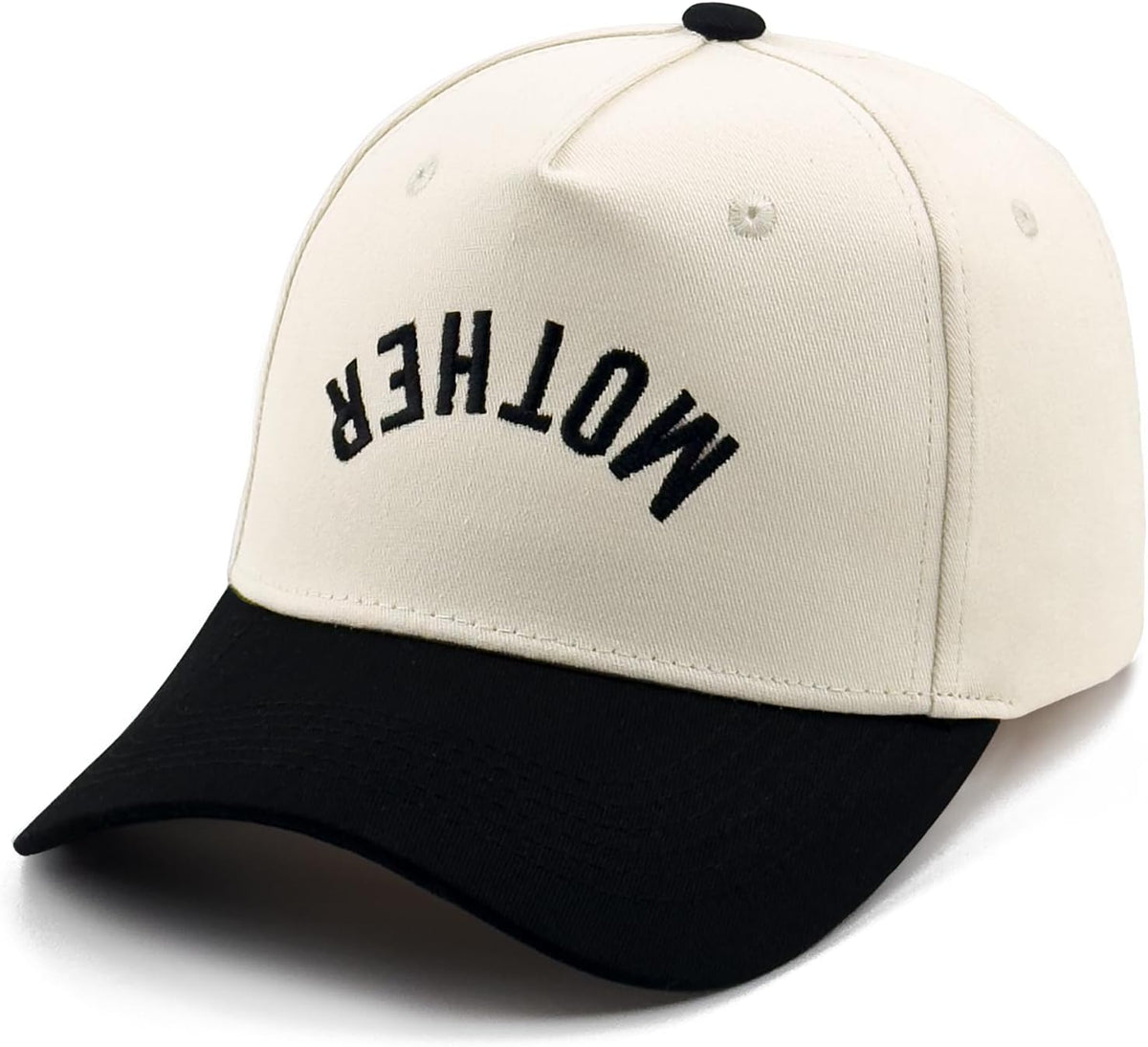 DYBICKT Gorra de béisbol bordada de dos tonos para niño, niña, papá...