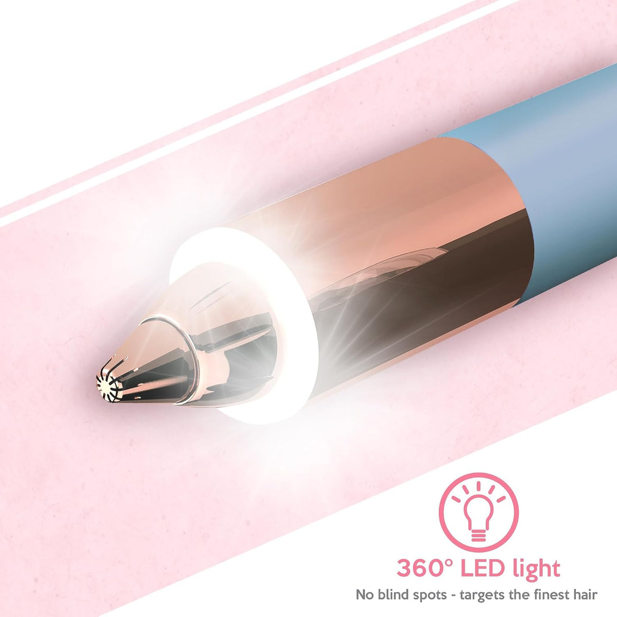 iMusthav Cortador de cejas eléctrico impecable para mujeres con bat...