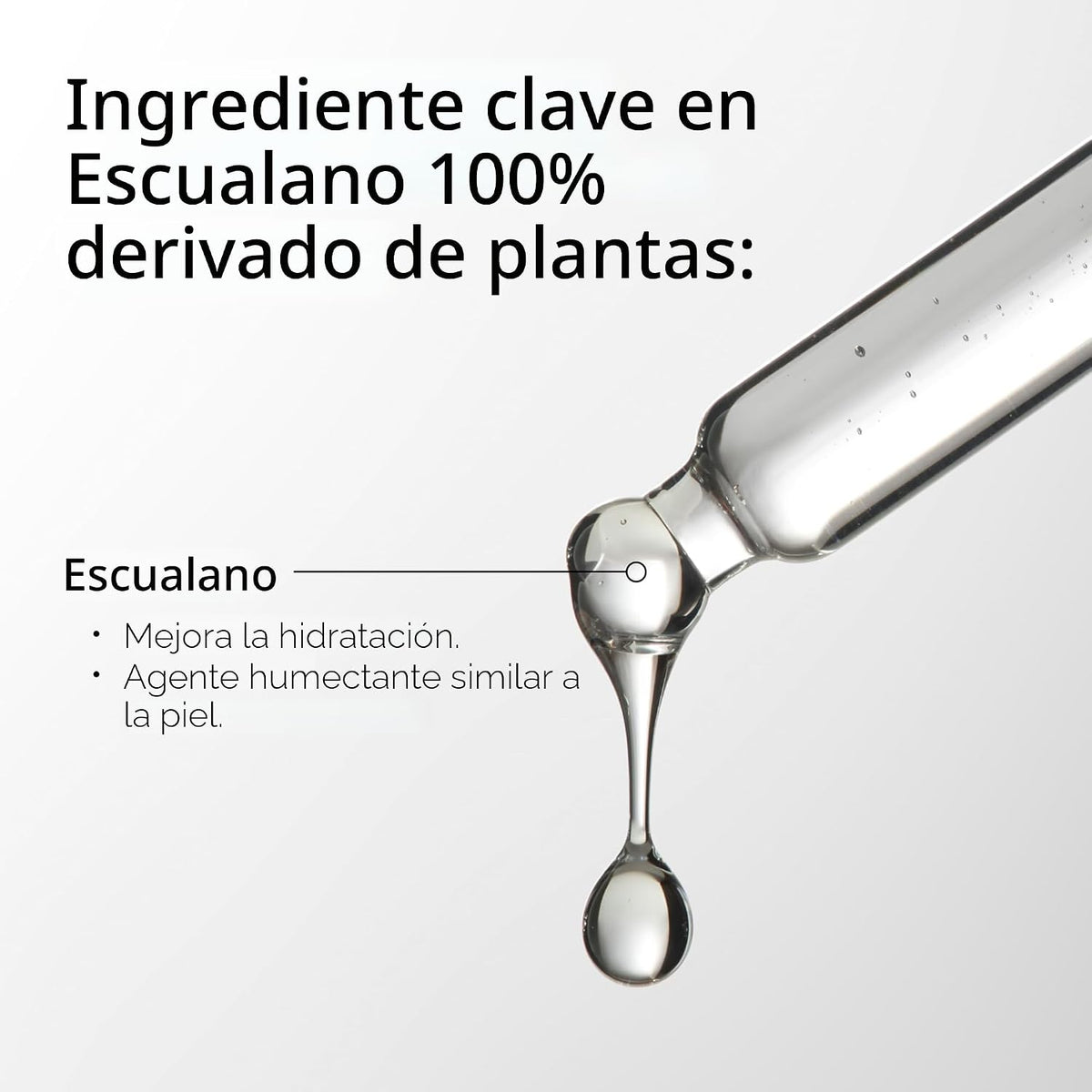 The Ordinary Squalane 100% derivado de plantas, para piel y cabello...