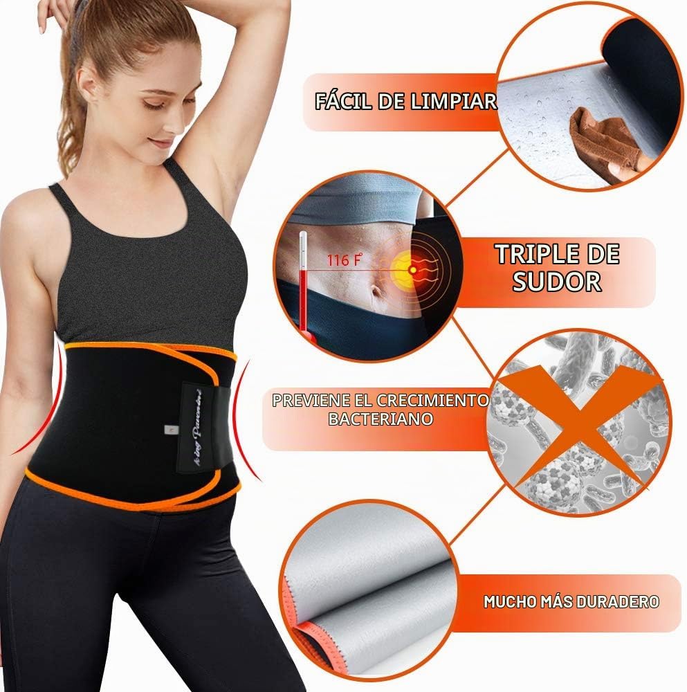 KingPavonini - Faja reductora de cintura para mujeres y entrenador...